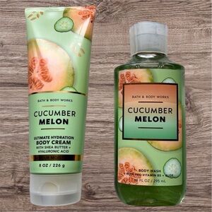 Bath and Body Works Cucumber Melon 2 Piece Set